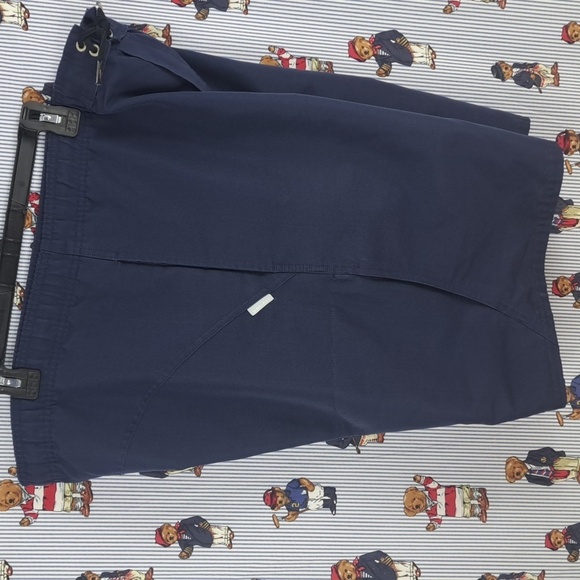 Nike swoosh Dri-Fit drawstring lined navy blue LG casual swim board shorts - Picture 5 of 8